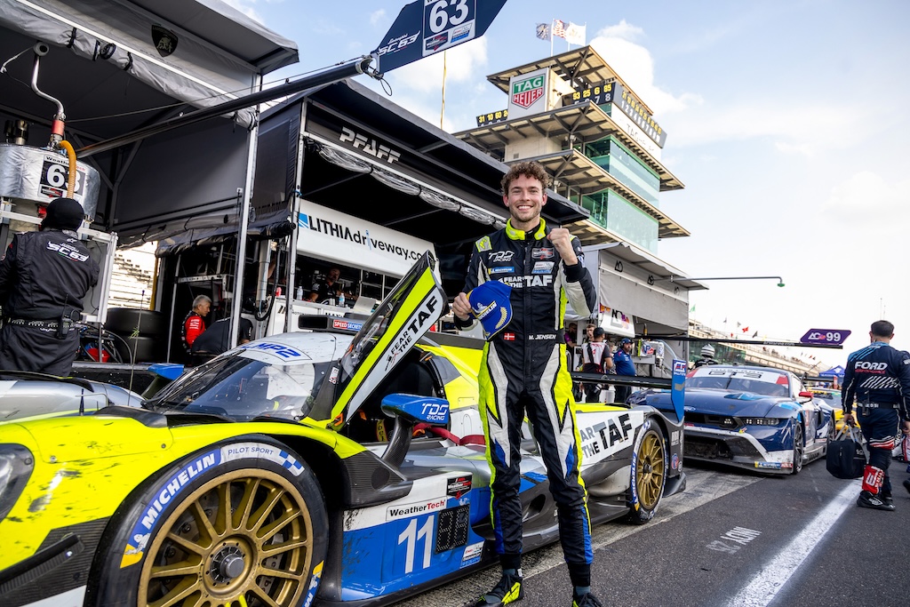 Mikkel Jensen sikrede tredje Indianapolis-sejr i træk. 
(Foto: TDS Racing)